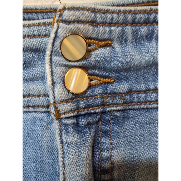 Pilcro and the Letterpress Anthropologie Pleated Wide leg Jeans Size 29 Hi Waist - Picture 5 of 14